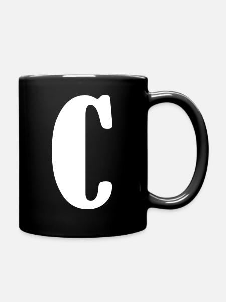 C - Tasse einfarbig - Schwarz