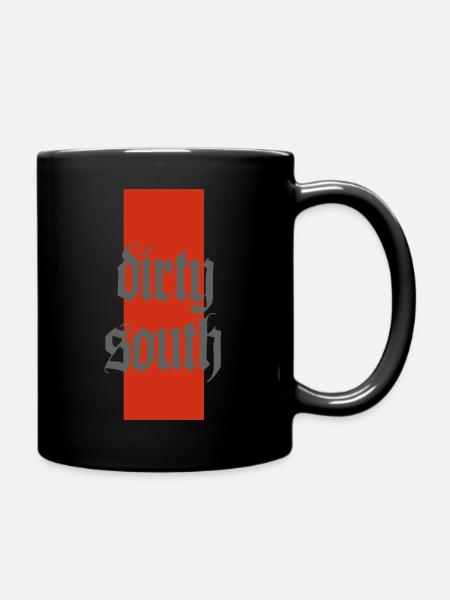 dirty_south - Tasse einfarbig - Schwarz