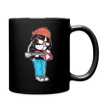 A Rock Star Bandmitglied - Tasse einfarbig - Schwarz - Rechts