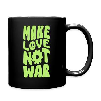 Make Love Not War - Full Colour Mug - black - Right