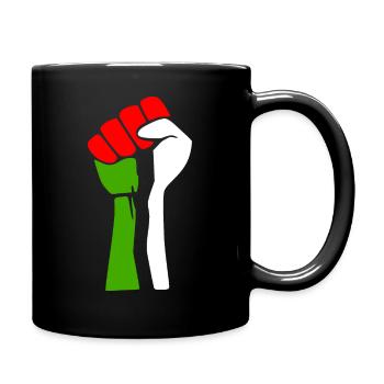 Free palestine - Mug uni - noir - Droite