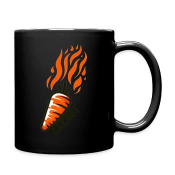 Carotte - Mug uni - noir - Droite