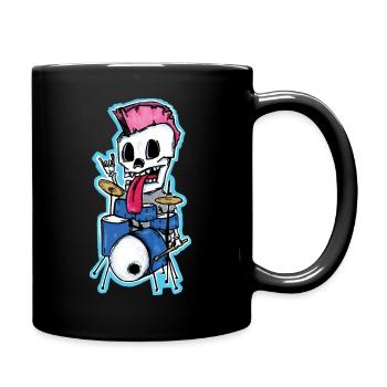 Skull Punk - Mug uni - noir - Droite
