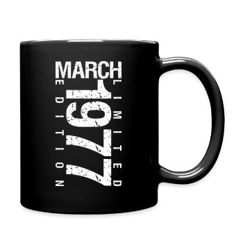Mars 1977 Mars anniversaire Mars 1977 - Mug uni - noir - Droite