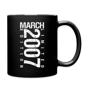 March 2007 March Anniversary March 2007 - Full Colour Mug - black - Right