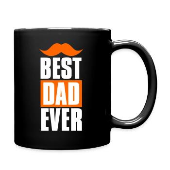 Bester Vater aller Zeiten - Tasse einfarbig - Schwarz - Rechts