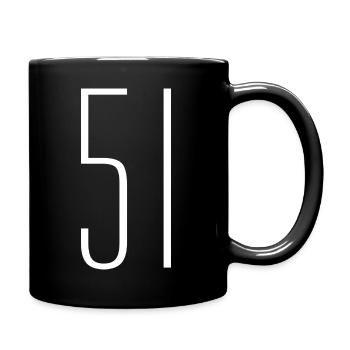 51 - Tasse einfarbig - Schwarz - Rechts