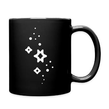 Glitter Star Star Decor - Mug uni - noir - Droite