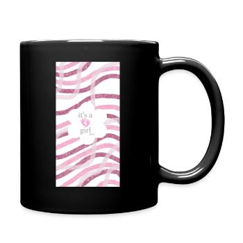 "It's a Girl - 2025 Kollektion" - Tasse einfarbig - Schwarz - Rechts