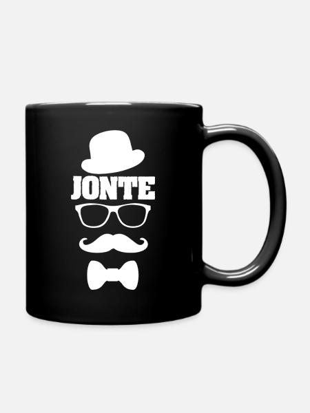 JONTE - Mug uni - noir