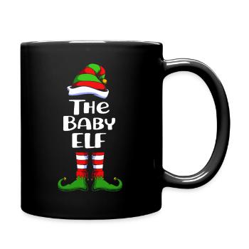 Bébé progéniture elfe elfe cadeau de Noël - Mug uni - noir - Droite