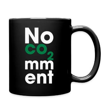 Aucun commentaire sur le CO2 – Déclaration sur l’énergie propre - Mug uni - noir - Droite