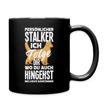 Golden Retriever Owner Owner Gift - Full Colour Mug - black - Right