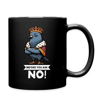 Avant de demander Pigeon Pigeons Pigeons Lovers Pigeon Bird - Mug uni - noir - Droite