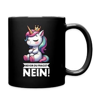 Avant que vous ne demandiez, pas de licorne licornes fan de licorne - Mug uni - noir - Droite