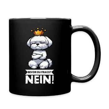 Avant que vous ne demandiez : No Malteser Malteserbesitzer - Mug uni - noir - Droite