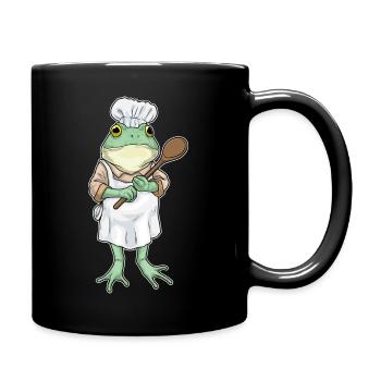 Frog Cooking Cooking Spoon Cooking - Full Colour Mug - black - Right