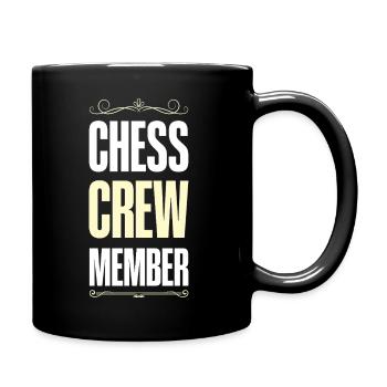 Chess Crew - Tasse einfarbig - Schwarz - Rechts