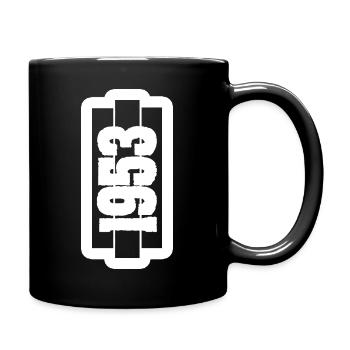 Né en 1953 - Mug uni - noir - Droite