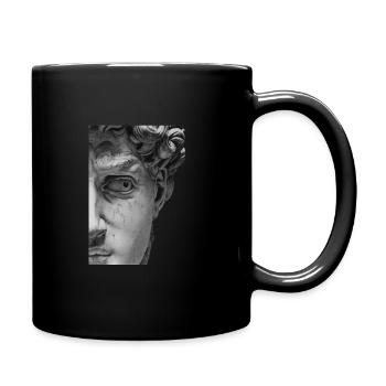 statue de david - Mug uni - noir - Droite