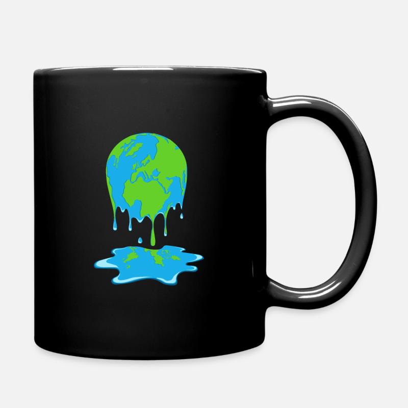 Melting earth - Full Colour Mug - black