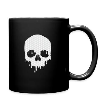Squelette de golf - une conception cool de crâne pour l’amoureux de golf - Mug uni - noir - Droite