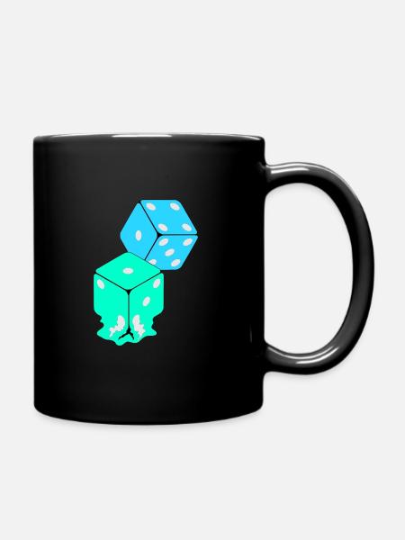 Dice - Tasse einfarbig - Schwarz
