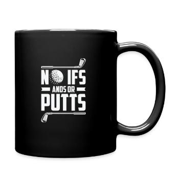 Golfspieler Golfplatz Golfer - Tasse einfarbig - Schwarz - Rechts