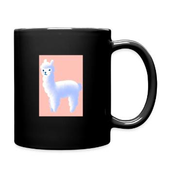 Pastell-Alpaka - Tasse einfarbig - Schwarz - Rechts