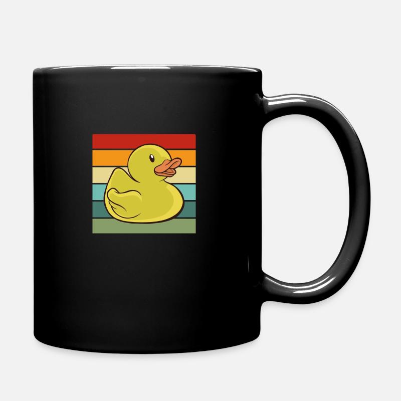 Ente - Tasse einfarbig - Schwarz