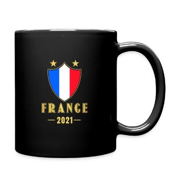 France France Football - Mug uni - noir - Droite
