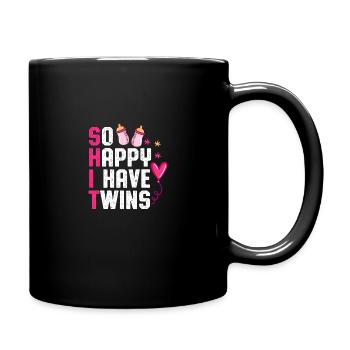I have Twins - Full Colour Mug - black - Right