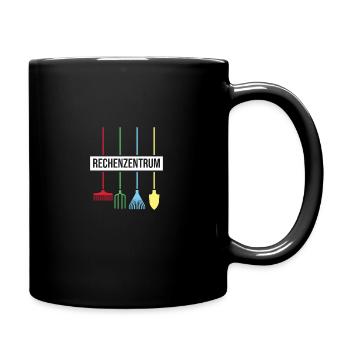 Rechenzentrum Gärtner - Tasse einfarbig - Schwarz - Rechts
