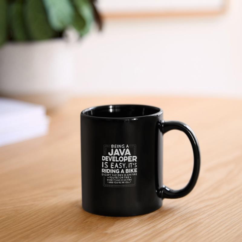 Java Developer Tasse einfarbig