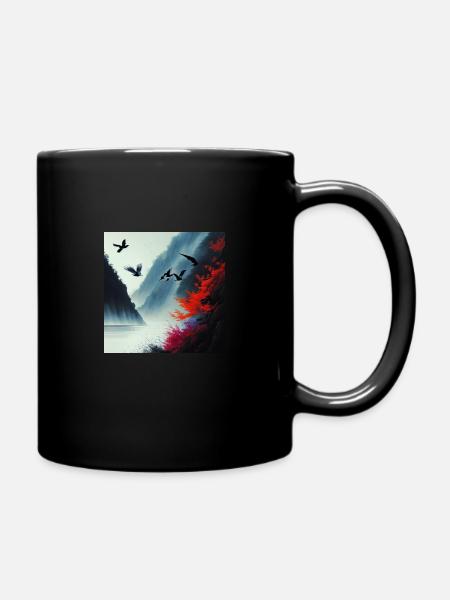 rainbow life - Tasse einfarbig - Schwarz