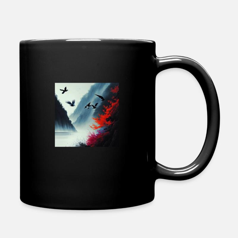 rainbow life - Tasse einfarbig - Schwarz
