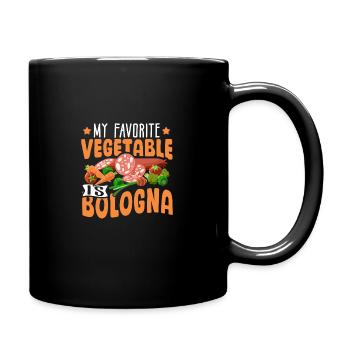 Bologna -Meat -Vegetables -Baloney -Sandwich - Full Colour Mug - black - Right