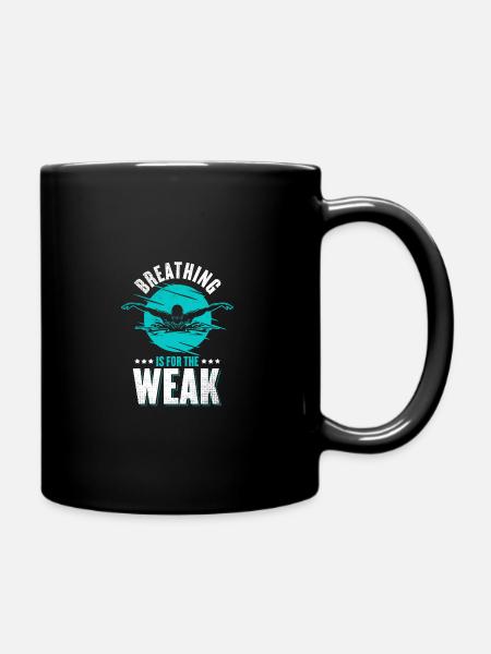 Swimming swimming club competitive swimming - Full Colour Mug - black