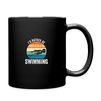 Natation Club de natation de compétition - Mug uni - noir - Droite