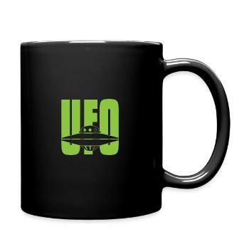 OVNI Aliens Vaisseau spatial extraterrestre - Mug uni - noir - Droite