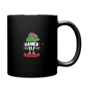 Gamer Elf Graphic Video Game Player Gaming Nerd Ge - Tasse einfarbig - Schwarz - Rechts