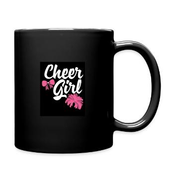 Cheer Girl Cheerleading Cheerleader Cheerdance Gym - Tasse einfarbig - Schwarz - Rechts
