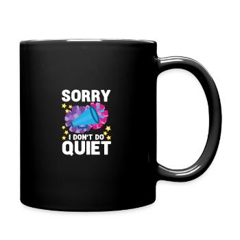 Sorry I Don't Do Quite Cheerleader Sports Cheering - Tasse einfarbig - Schwarz - Rechts