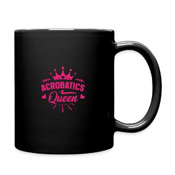 Queen Graphic Gymnast Gymnastics Acrobat Acrobatic - Tasse einfarbig - Schwarz - Rechts