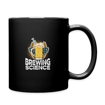 Science Graphic Homebrewing Winemaking Brewery Cra - Tasse einfarbig - Schwarz - Rechts
