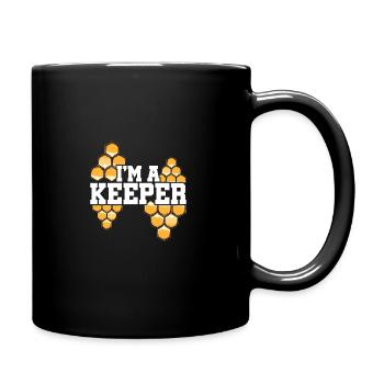 I'm A Keeper Animal Lover Animals Zoo Keeper Zoo K - Tasse einfarbig - Schwarz - Rechts
