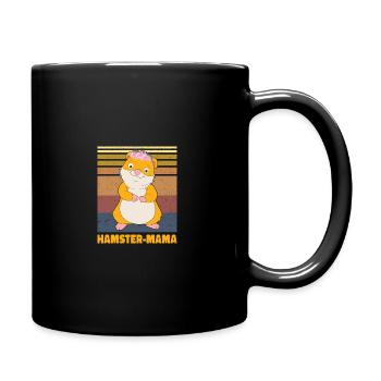 Hamster Mama Animal Lover Pet Owner Rodents Hamste - Tasse einfarbig - Schwarz - Rechts