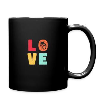 Love Graphic Hamster Pet Owner Animal Lover Rodent - Tasse einfarbig - Schwarz - Rechts