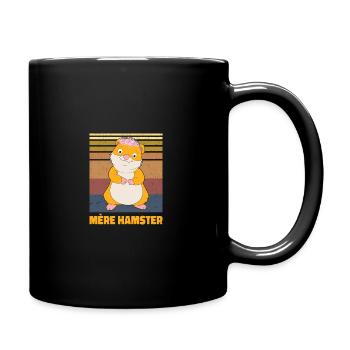 Mere Hamster Graphic Animal Lover Pet Owner Hamste - Tasse einfarbig - Schwarz - Rechts
