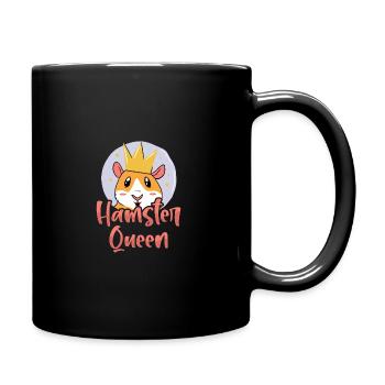 Hamster Queen Animal Lover Pet Owner Rodents Hamst - Tasse einfarbig - Schwarz - Rechts